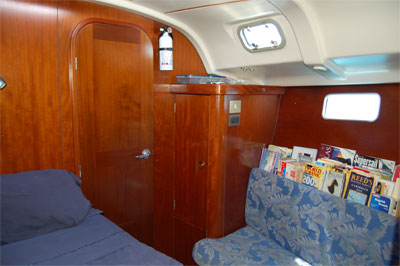 Forward cabin looking aft 