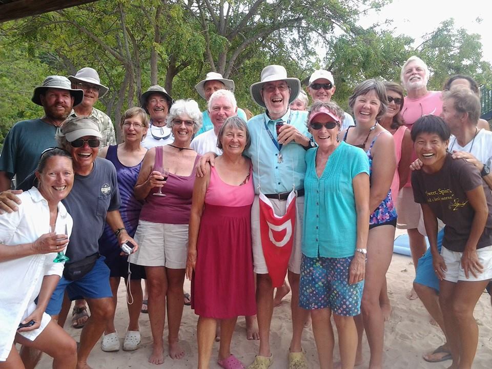 FODers at Pigeon Beach Feb 13, 2015