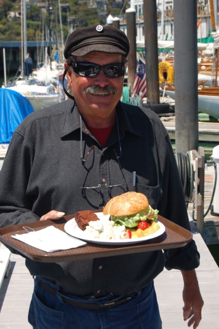 Food on offer at Master Mariners Benevolent Association Boat Show