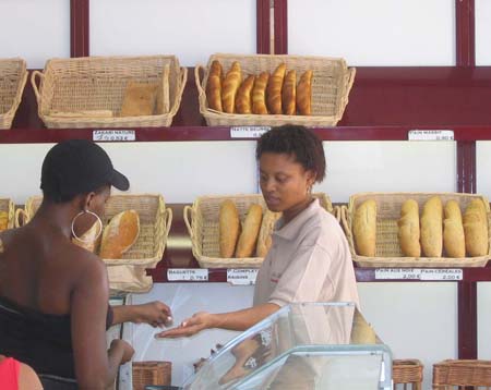 The bakery in Ste. Anne, Martinique