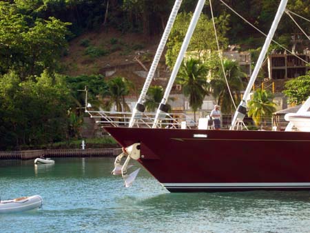 S/V Georgia in Marigot Bay