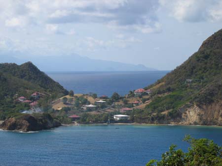 Ilse des Saintes with Dominica in the background