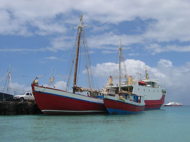 Tyrell Bay dock. Carriacou, Grenada