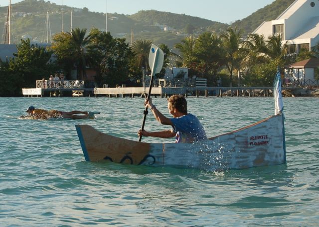 Sinking boat