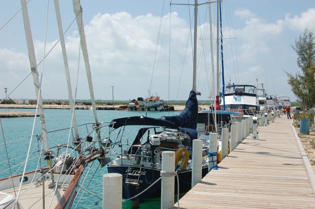 Quay at Caicos Marina, Turks and Caicos