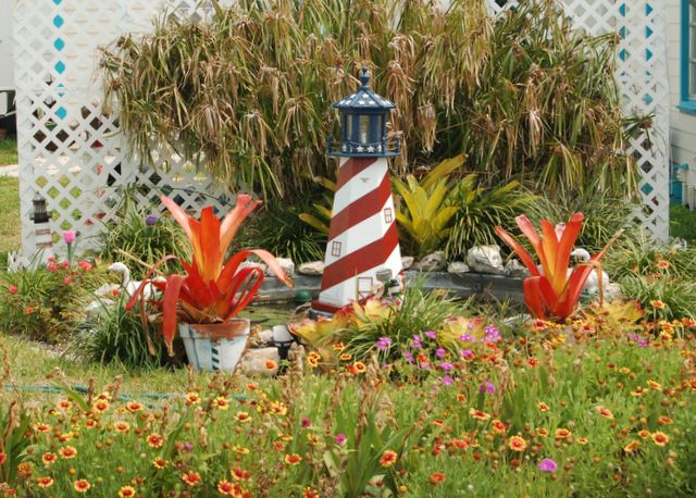 Garden in Spanish Wells, Bahamas