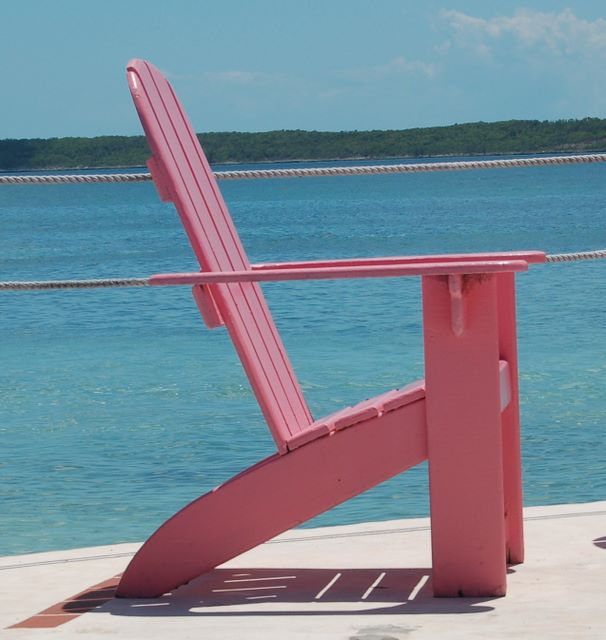 Beach Chair, Harbor Island, Bahamas