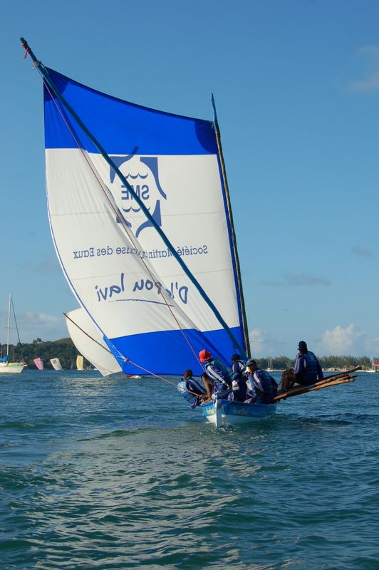 Martiniquean Yole Race -- View from the Stern