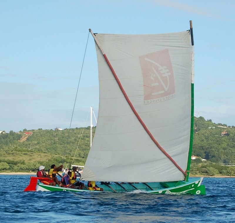 Green Yole in Rodney Bay