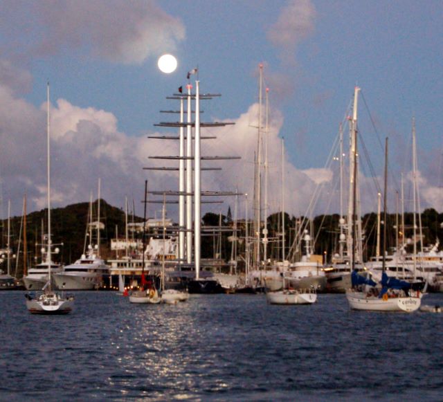 Maltese Falcon in Falmouth Antigua