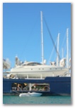 Cleaning the dinghy and boat toys on Le Grand Bleu