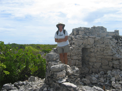 Susie at the Castle Barbudan "The Castle "