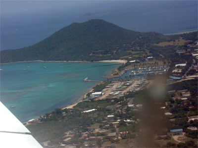 Spanish Town from the air
