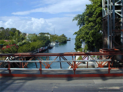 Draw bridge in Dewey, Culebra
