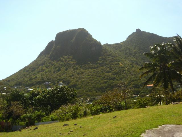 Volcanic formations, Union Island, SVG