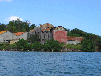 Factory ruins in Poine a Pitre