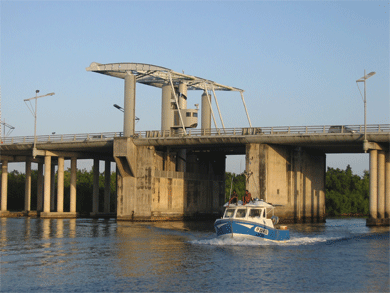 Bridge over the Riveire Salee, Pointe a Pitre Guadaloupe