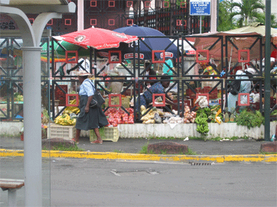 Market in Pointe a Pitre, Guadaloupe