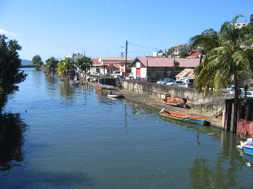 The river at Forte de France