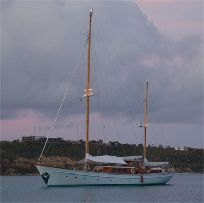 Elegant Ketch visiting Anguilla