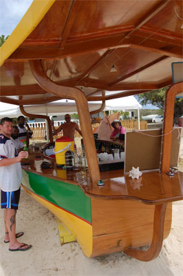 Elvis's new bar at Road Bay Anguilla