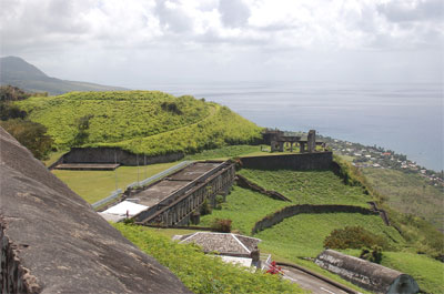 View of the Fort at Brimstone Hill