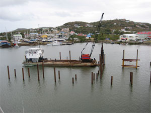 Rodney Bay Marina Construction