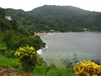 View of Nevis from St. Kitts