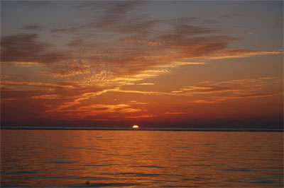 Sunrise in the Turks and Caicos