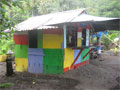 Deserted bar in Cumberland Bay, SVG