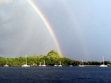 Ranbow over Pigeon Island