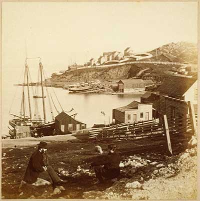 Old photo of Potrero Point